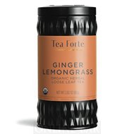 Ginger Lemongrass (organic herbal tea) LTC - cutii metalice cu frunze de ceai / aprox. 50 portii per cutie