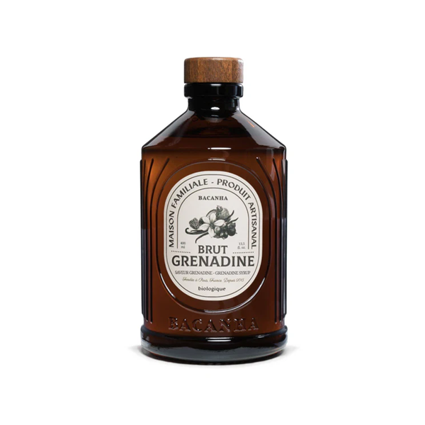 Sirop de Grenadina Brut Organic - Bacanha 400 ml
