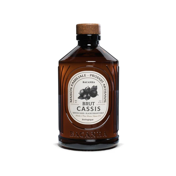 Sirop de Coacaze Negre Brut Organic - Bacanha 400 ml